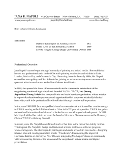 Jana Napoli`s Resume