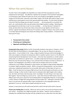 When the wind blows! - Cumbria Soaring Club