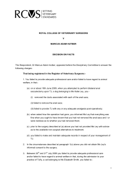 Hutber, Adam Marcus, July 2013, Findings of Fact