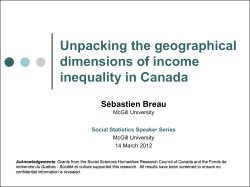 Unpacking the geographical dimensions of