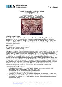 The World of Vikings: Facts, Fiction, and Fantasy l DIS