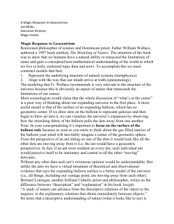 Magis Response to Geocentrism Renowned philosopher of science