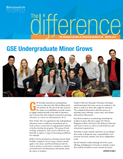 The Difference - Binghamton University