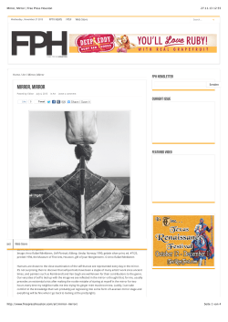 Mirror, Mirror | Free Press Houston