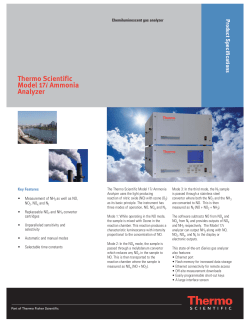 the 17i Ammonia Analyzer