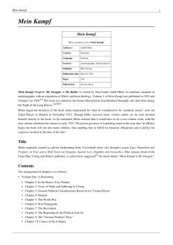 Mein Kampf - Net Texts