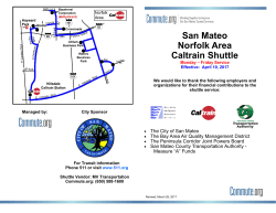 San Mateo Norfolk Area Caltrain Shuttle
