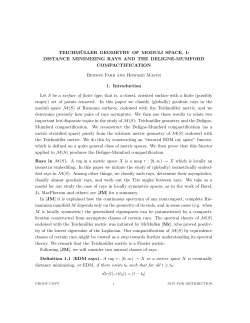 DISTANCE MINIMIZING RAYS AND THE DELIGNE