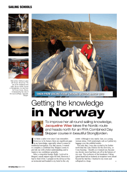 in Norway - butesail
