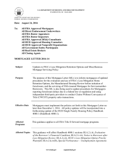 ML 16-14 - HUD.gov - U.S. Department of Housing and Urban