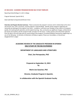 Spanish - St. John`s University