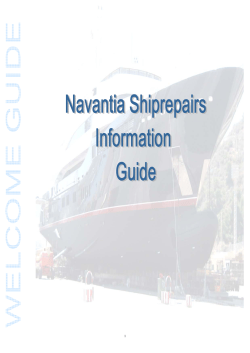 Welcome Guide - Navantia- Reparaciones Cartagena