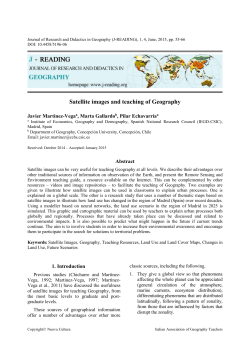 Journal of Research and Didactics in Geography, 0, Dec - J