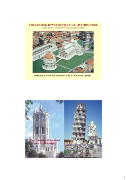 the leaning tower of pisa stabilisation work