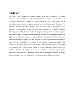 chapter 4. modeling of the great enclosure