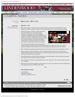 Ribbon is Cut at Matt`s Café - Butler Library | Lindenwood University