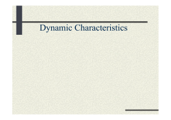 Dynamic Characteristics