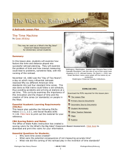 The Time Machine - Washington State Historical Society