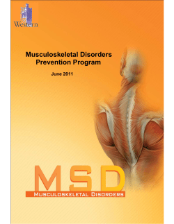 MSD Guidelines - Western University