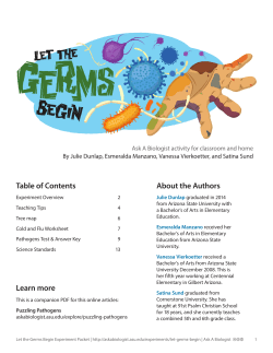 Germs Experiment  - Ask a Biologist