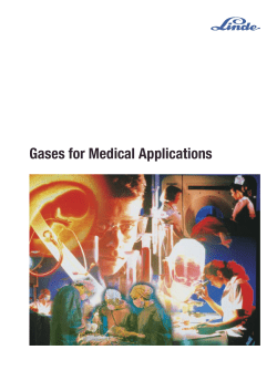 Gases for Medical Applications