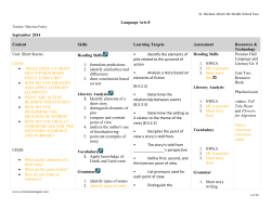 Curriculum Map