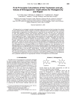 First Principles Calculations of the Tautomers and pKa Values of 8