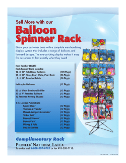 Balloon - Pioneer National Latex