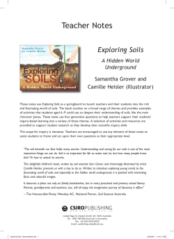 Teacher Notes - CSIRO Publishing