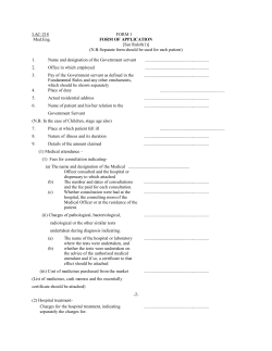 I.AC-218 FORM 1 Med.Eng. FORM OF APPLICATION [See Rule8(1