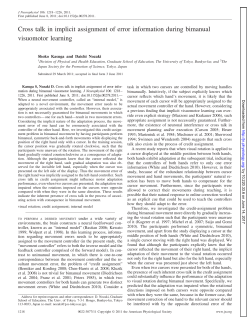 Cross talk in implicit assignment of error information during