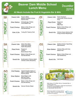 Menu_Lunch Elementary