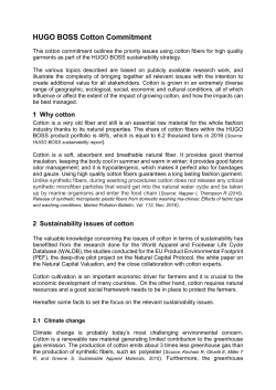 HUGO BOSS Cotton Commitment