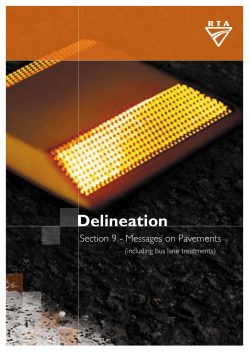 Section 9 Messages on Pavements