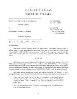 state of michigan court of appeals