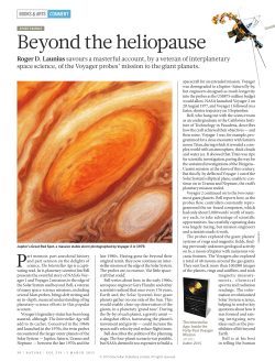 Beyond the heliopause