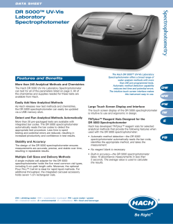 DR 5000&trade; UV-Vis Spectrophotometer