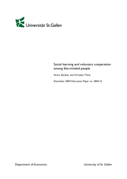 Social learning and voluntary cooperation among like