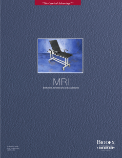 Biodex MRI Stretchers, Wheelchairs and Accessories