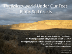 Presentation PDF - University of Washington Botanic Gardens