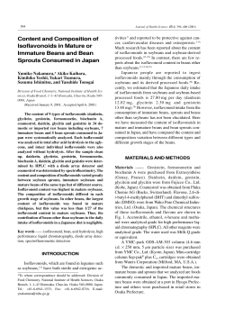 Content and Composition of Isoflavonoids in - J