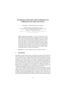 Investigating requirements models completeness in a unified
