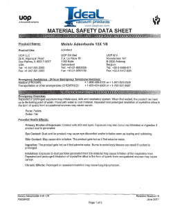 Molsiv Absorbants 13x 1/6 FT-4