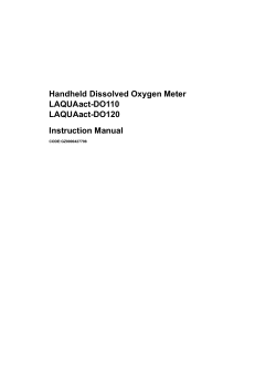 Handheld Dissolved Oxygen Meter LAQUAact