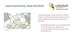 Bow Brickhill Brochure 2017
