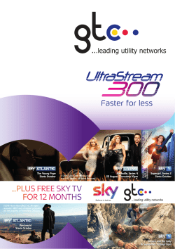 ...PLUS FREE SKY TV FOR 12 MONTHS