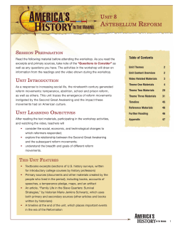 antebelluM reforM
