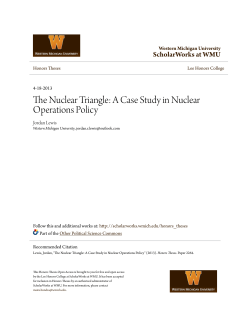 The Nuclear Triangle - ScholarWorks at WMU
