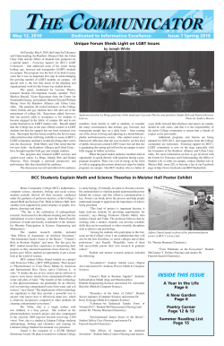 May 2010 - Bronx Community College