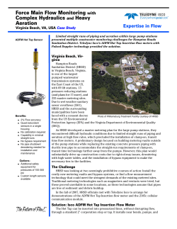 Force Main Flow Monitoring with Complex